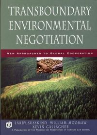 Produktbild: Transboundary Environmental Negotiation