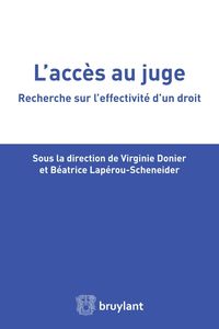 Produktbild: L'acc&egrave;s au juge