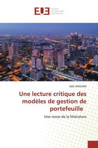 Produktbild: Une lecture critique des mod&egrave;les de gestion de portefeuille