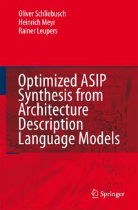 Produktbild: Optimized ASIP Synthesis from Architecture Description Language Models