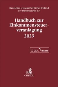 Produktbild: Handbuch zur Einkommensteuerveranlagung 2025. ESt 2025