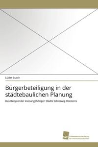 Produktbild: B&uuml;rgerbeteiligung in der st&auml;dtebaulichen Planung