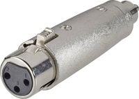Bild vom Artikel Paccs Audio Adapter [1x Cinch-Stecker - 1x XLR-Buchse] Silber vom Autor 