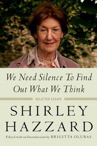 Produktbild: Hazzard, S: We Need Silence to Find Out What We Think