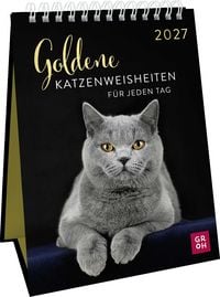 Produktbild: Wochenkalender 2027: Goldene Katzenweisheiten f&uuml;r jeden Tag