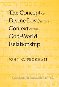 Produktbild: Concept of Divine Love in the Context of the God-World Relationship