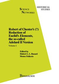 Produktbild: Robert of Chester&rsquo;s Redaction of Euclid&rsquo;s Elements, the so-called Adelard II Version