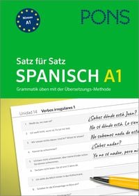 Produktbild: PONS Satz f&uuml;r Satz Spanisch A1