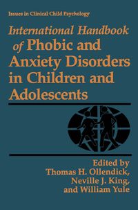 Produktbild: International Handbook of Phobic and Anxiety Disorders in Children and Adolescents
