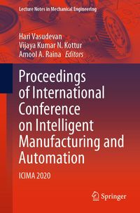 Produktbild: Proceedings of International Conference on Intelligent Manufacturing and Automation