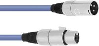 Bild vom Artikel Omnitronic 3022010K XLR Verbindungskabel [1x XLR-Stecker 3 polig - 1x XLR-Buchse 3 polig] 1.50 m Blau vom Autor 