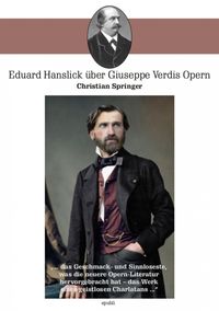 Produktbild: Eduard Hanslick &uuml;ber Giuseppe Verdis Opern