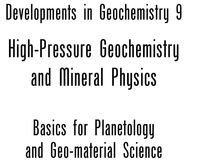 Produktbild: High Pressure Geochemistry & M