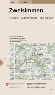 Produktbild: Swisstopo 1 : 25 000 Zweisimmen