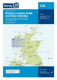 Produktbild: C66 Mallaig to Rudha Reidh and Outer Hebrides, Imray Chart