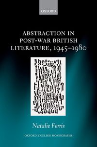 Produktbild: Abstraction in Post-War British Literature 1945-1980