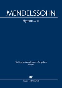 Produktbild: Hymne (Klavierauszug, auch Orgelauszug)