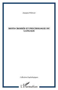 Produktbild: Mots croises et psychologie dulangage