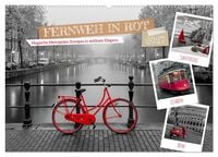 Produktbild: Fernweh in Rot (Wandkalender 2027 DIN A2 quer), CALVENDO Monatskalender