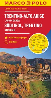 Bild vom Artikel MARCO POLO Regionalkarte Italien 03 Südtirol, Trentino, Gardasee 1:200.000 vom Autor 
