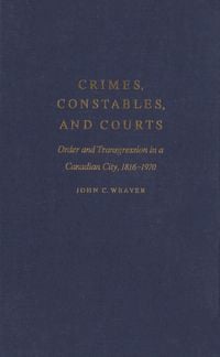 Produktbild: Crimes, Constables, and Courts