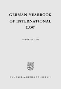 Produktbild: German Yearbook of International Law - Jahrbuch f&uuml;r Internationales Recht.