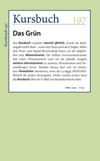 Bild vom Artikel Kursbuch 197 vom Autor 