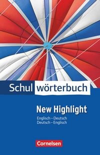 Produktbild: Cornelsen Schulwörterbuch New Highlight Englisch - Deutsch / Deutsch - Englisch