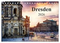Produktbild: Dresden 2026 / Geburtstagskalender (Tischkalender 2026 DIN A5 quer), CALVENDO Monatskalender