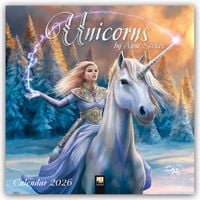 Produktbild: Unicorns by Anne Stokes – Einhörner von Anne Stokes 2026 – Original Flame Tree Publishing-Kalender [Kalender]