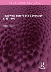 Produktbild: Reviewing before the Edinburgh 1788-1802