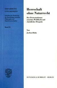 Produktbild: Herrschaft ohne Naturrecht.