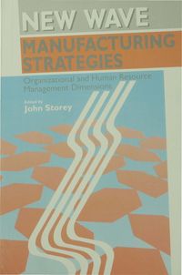 Produktbild: New Wave Manufacturing Strategies