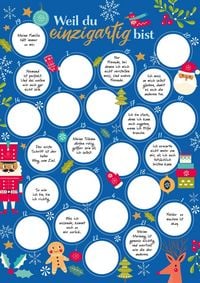 Produktbild: Weil du einzigartig bist &ndash; Der Rubbel-Adventskalender f&uuml;r Jungs
