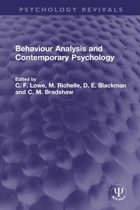 Produktbild: Behaviour Analysis and Contemporary Psychology