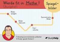 Produktbild: Werde fit in Mathe &ndash; Spiegelbilder: &Uuml;bungsheft f&uuml;r die 2. Klasse