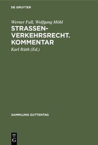 Produktbild: Stra&szlig;enverkehrsrecht. Kommentar