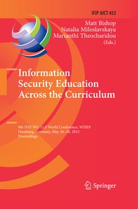 Produktbild: Information Security Education Across the Curriculum