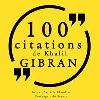 Produktbild: 100 citations de Khalil Gibran