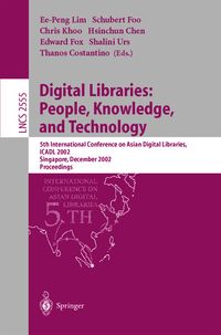 Bild vom Artikel Digital Libraries: People, Knowledge, and Technology vom Autor Ee-Peng Lim