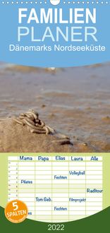 Produktbild: Familienplaner D&auml;nemarks Nordseek&uuml;ste (Wandkalender 2022 , 21 cm x 45 cm, hoch)