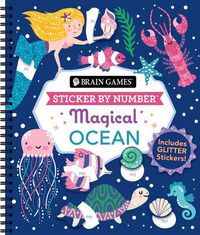 Produktbild: Brain Games - Sticker by Number: Magical Ocean (20 Images to Sticker)