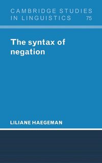 Produktbild: The Syntax of Negation
