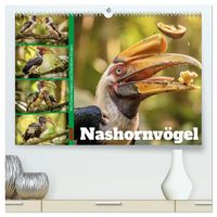 Produktbild: Nashornv&ouml;gel (hochwertiger Premium Wandkalender 2027 DIN A2 quer), Kunstdruck in Hochglanz
