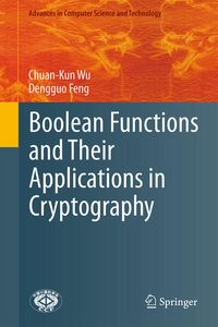 Produktbild: Boolean Functions and Their Applications in Cryptography
