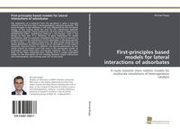 Produktbild: First-principles based models for lateral interactions of adsorbates