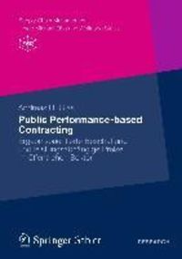 Produktbild: Public Performance-based Contracting