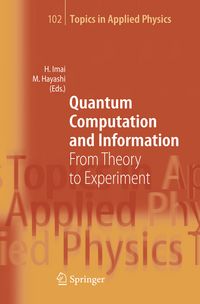 Produktbild: Quantum Computation and Information