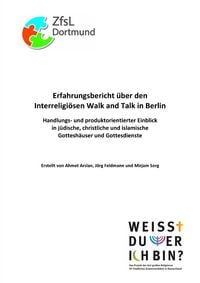 Produktbild: Erfahrungsbericht &uuml;ber den Interreligi&ouml;sen Walk and Talk in Berlin