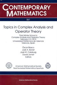 Produktbild: Topics in Complex Analysis and Operator Theory